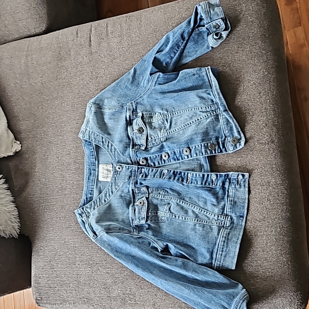 Torrid 3 denim cropped jacket